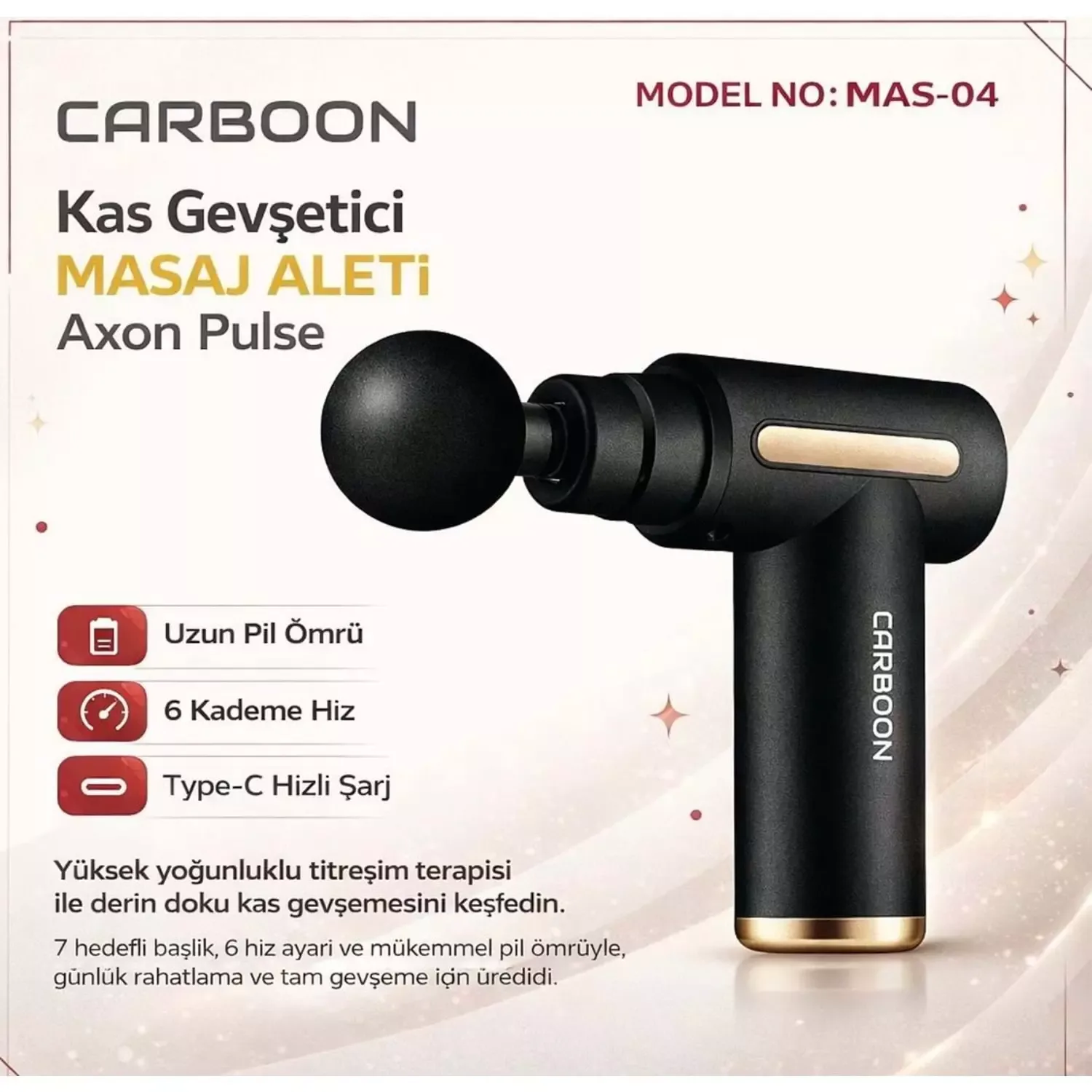 Carboon masaj aleti