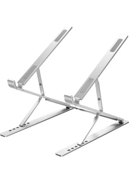 iDock N8 Çift Taraflı Ayarlı Katlanabilir Alüminyum Laptop Standı - Görsel 2