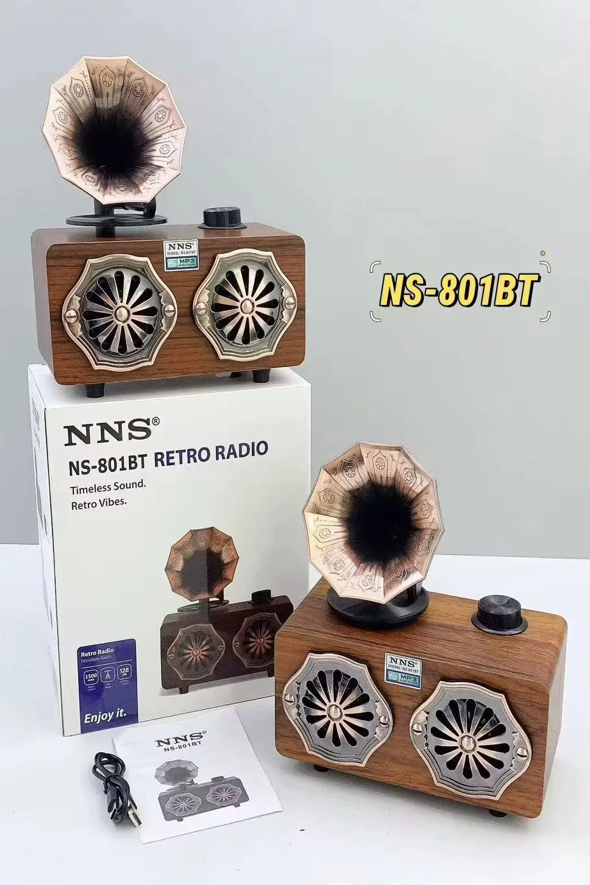 NNS NS - 801BT Gramofon Hoparlör