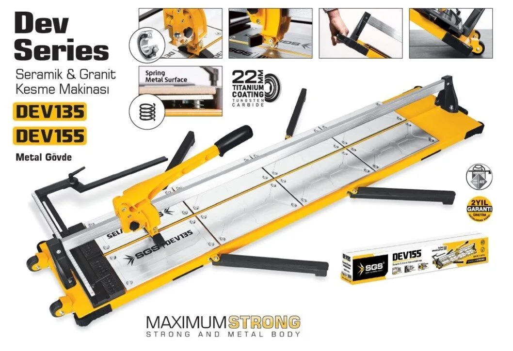 SGS 105 Dev Serisi Seramik & Granit Kesme Makinası 135cm