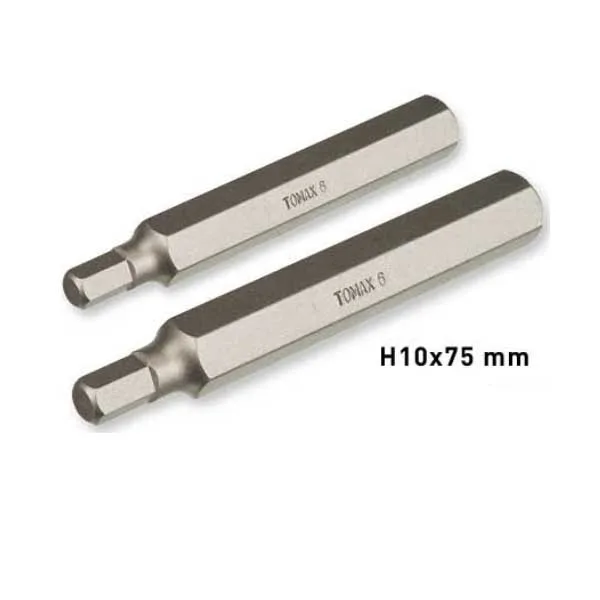 TOMAX Allen Otomotiv Bits Uç HEX 10 H10x75 mm 8 Adet