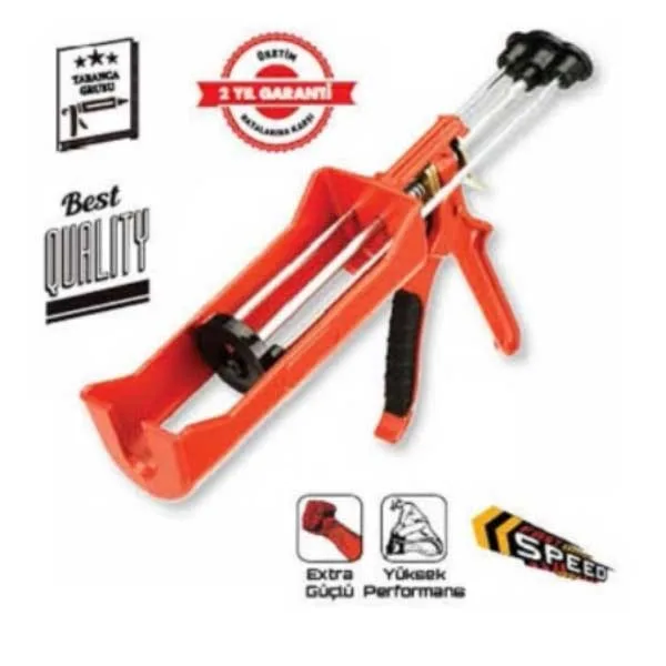 Tomax Kraft Profesyonel 410 ml. Epoksi Tabancası Metal