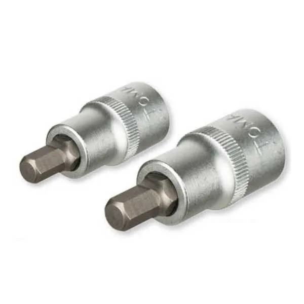 TOMAX Lokmalı Allen Bits Uç Kısa 1/2 İnç 4x55 mm 10 Adet