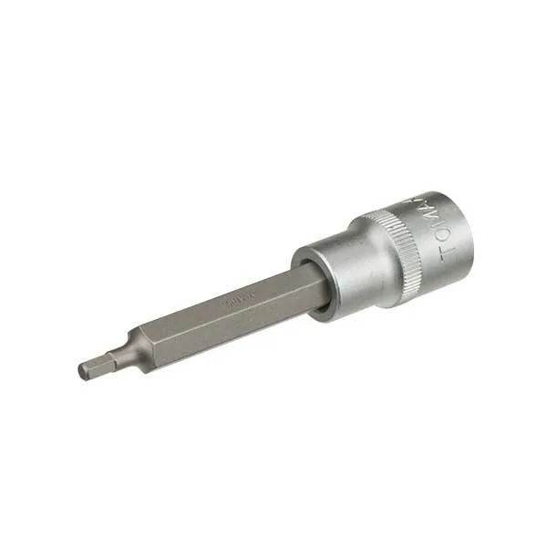 TOMAX Lokmalı Allen Bits Uç Uzun 1/2 İnç 5x100 mm 10 Adet
