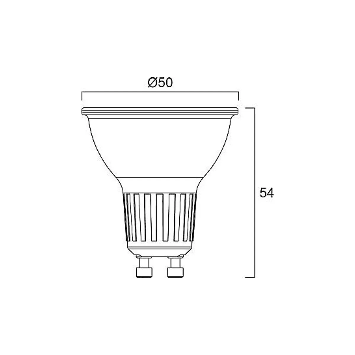 0030617 REFLED ES50 4000K GU10 - Görsel 2