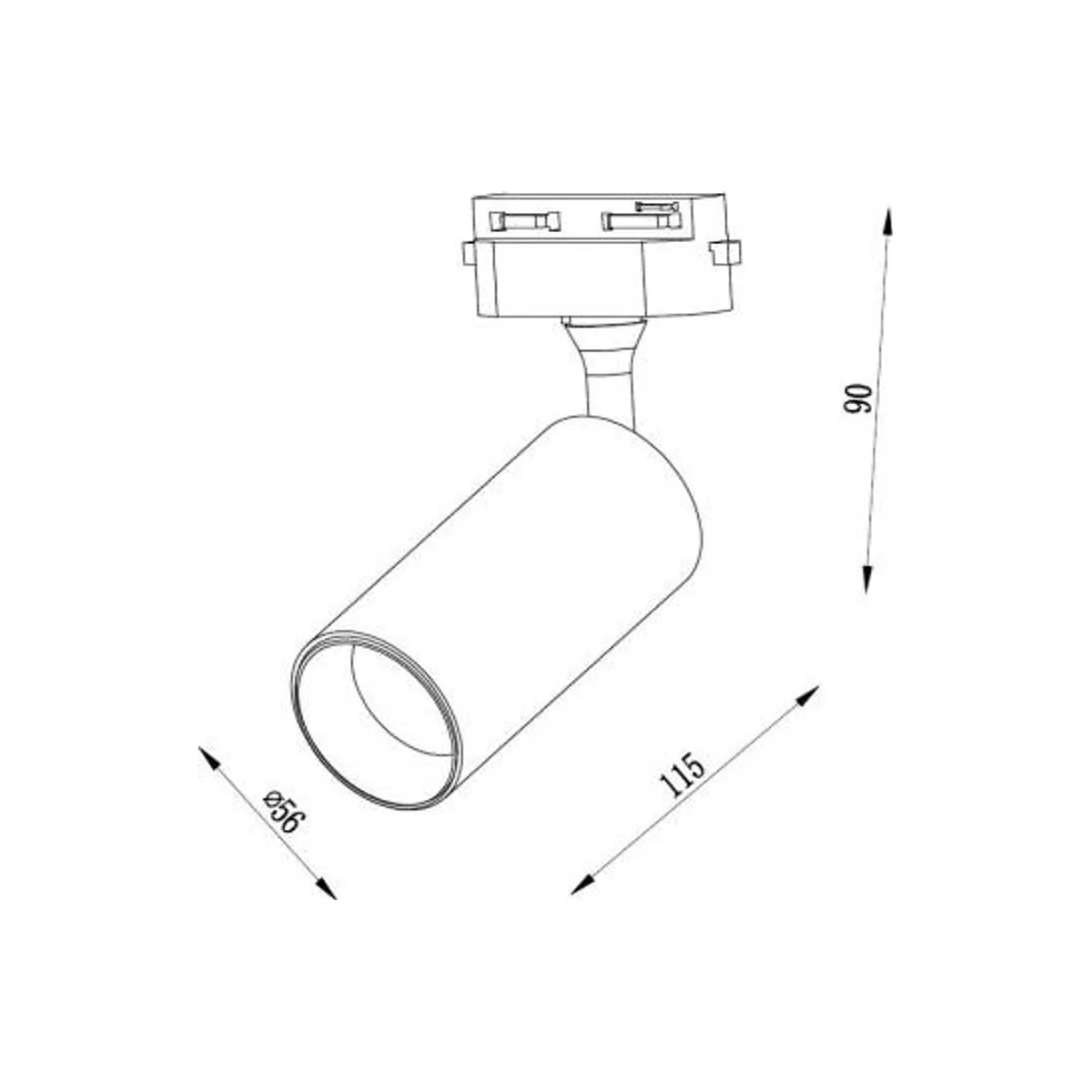 JR658 Monofaze Soketli Ray Spot