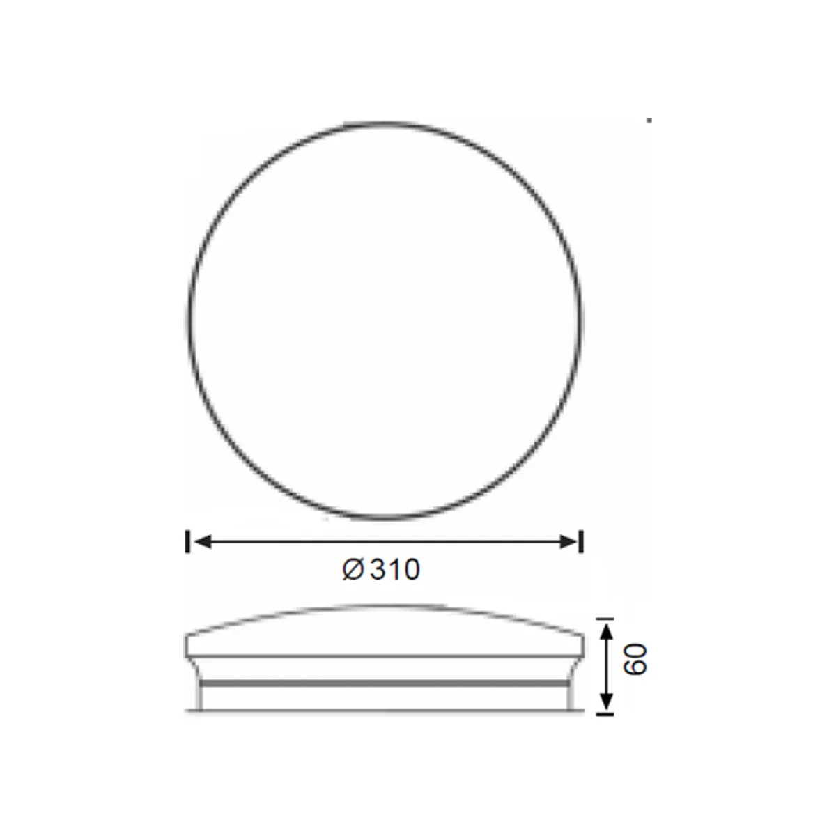 JK180 Led Tavan Armatürü (4000K) - Görsel 2