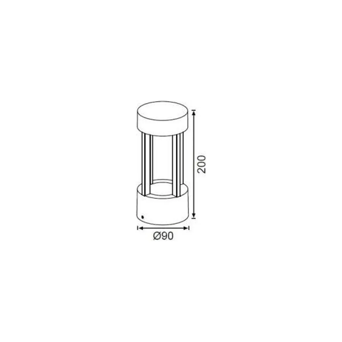 LG984 LED Bahçe Baba (3000K) - Görsel 2