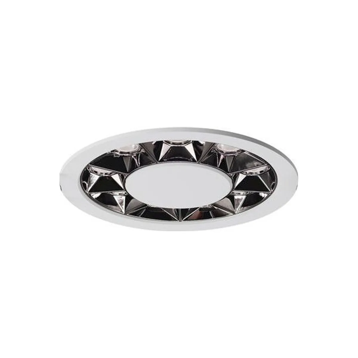 LS501 B&SK Beyaz-Gun Metal 12W LED Spot