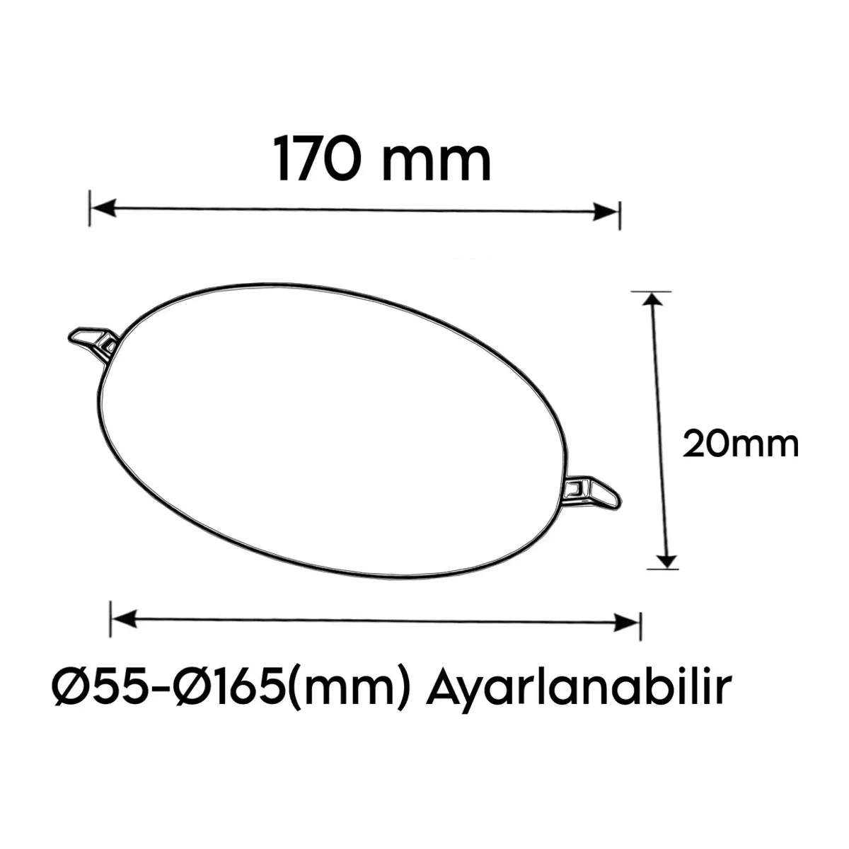 Ayarlı LED Panel 24W 4000K - Görsel 3