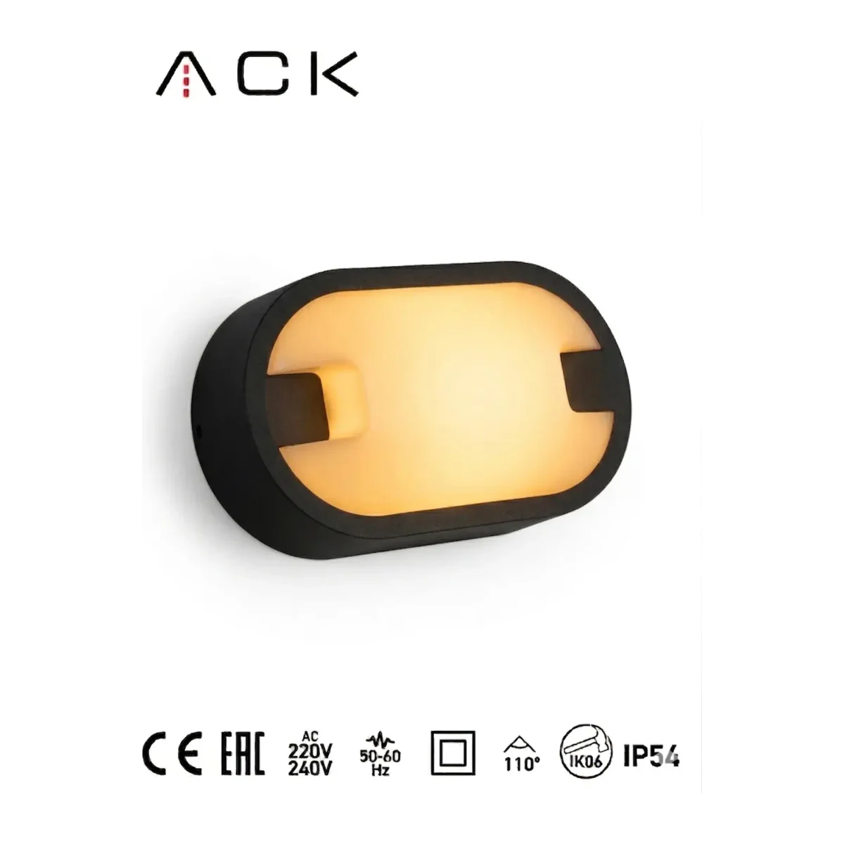 15W LED Oval Armatür – IP54 Su Geçirmez Bahçe ve Duvar Apliği 3000K Günışığı - Görsel 3