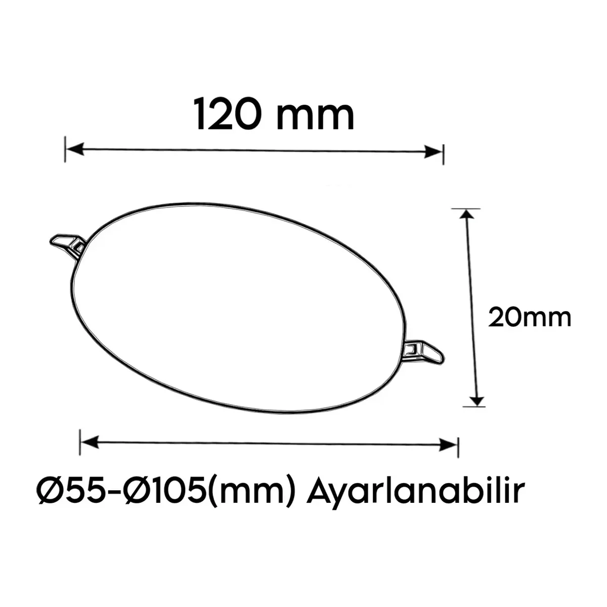 Ayarlı LED Panel 18W Gün Işığı - Görsel 3