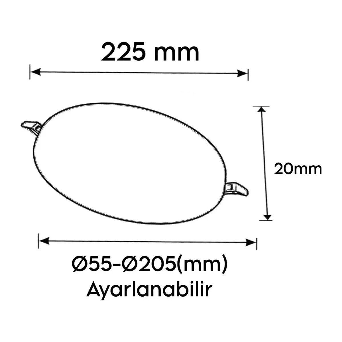 Ayarlı LED Panel 36W 4000K - Görsel 3