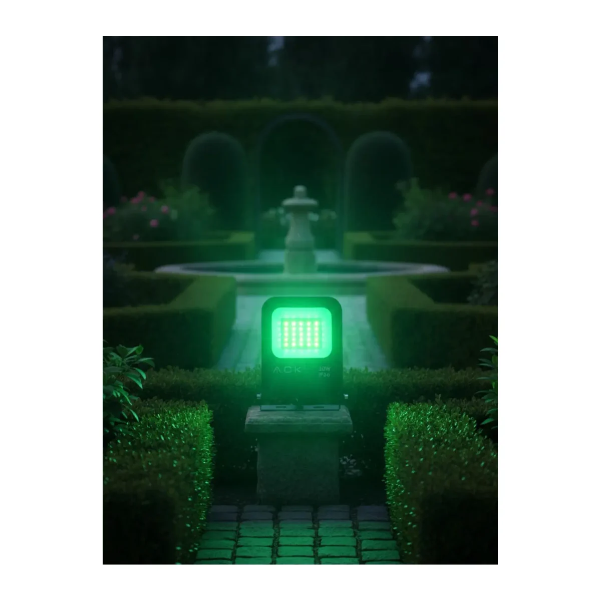 30W LED Projektör Yeşil - Görsel 3