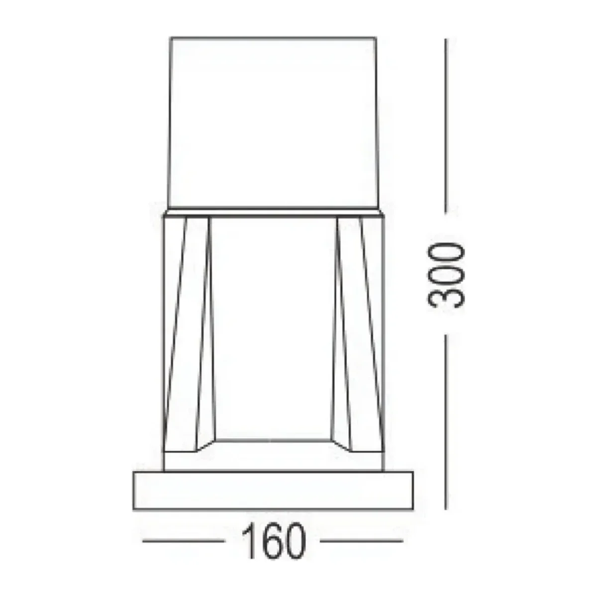 BAHÇE SET ÜSTÜ ARMATÜRÜ E27 - Görsel 3
