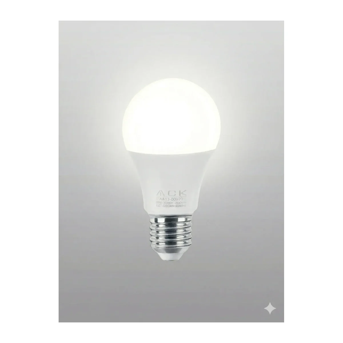 LED Ampul 9W E27 A60 4000K 8 Adet - Görsel 2
