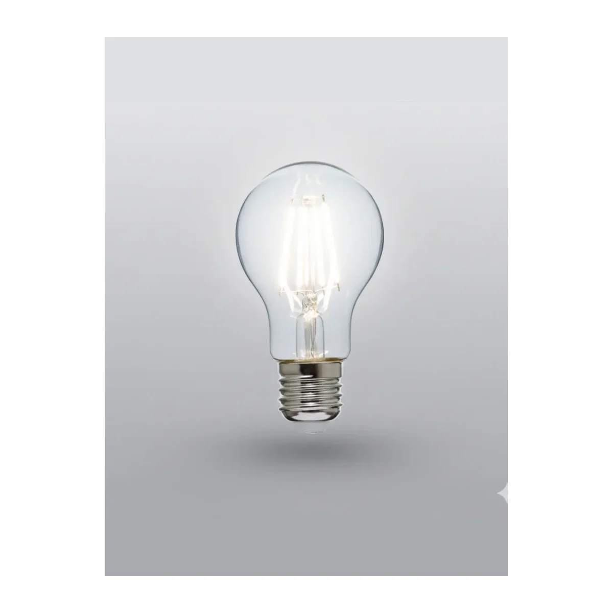 LED Rustik Ampul 6W E27 Beyaz 5 Adet - Görsel 2