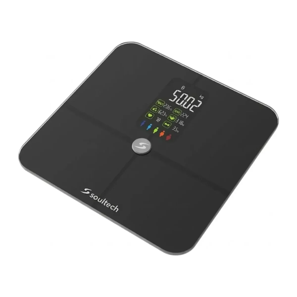 AT001S WELLDONE BLUETOOTH AKILLI TARTI SİYAH VÜCUT YAĞ ÖLÇER ÖZELLİKLİ - Görsel 3