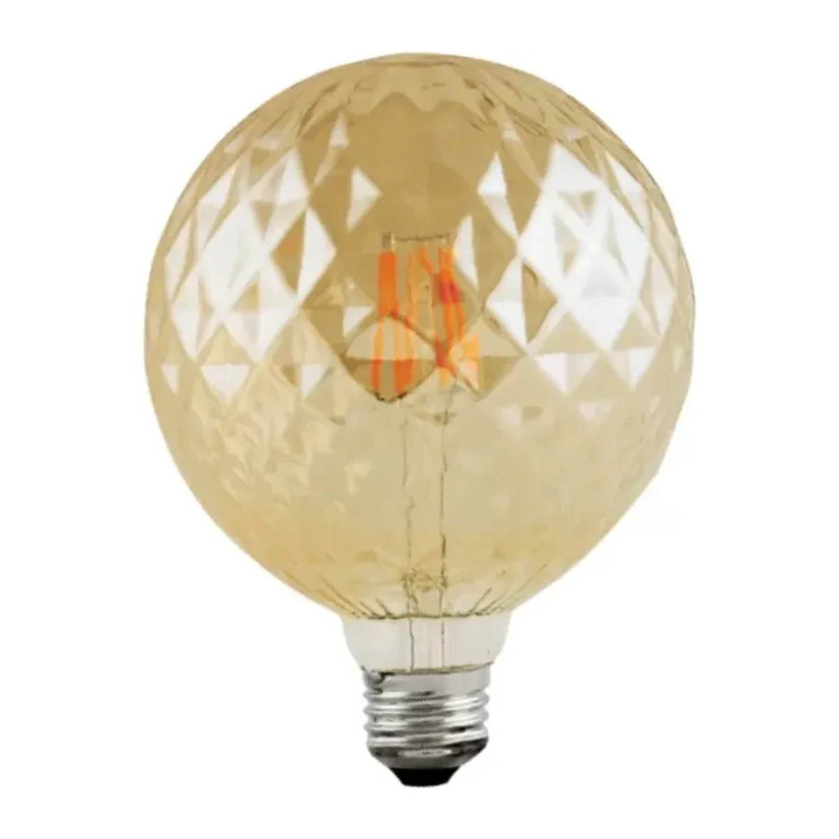 LED Rustik Ampul G125 4W 2200K E27 Vintage Dekoratif Ampul (50.000 Saat) - Görsel 2