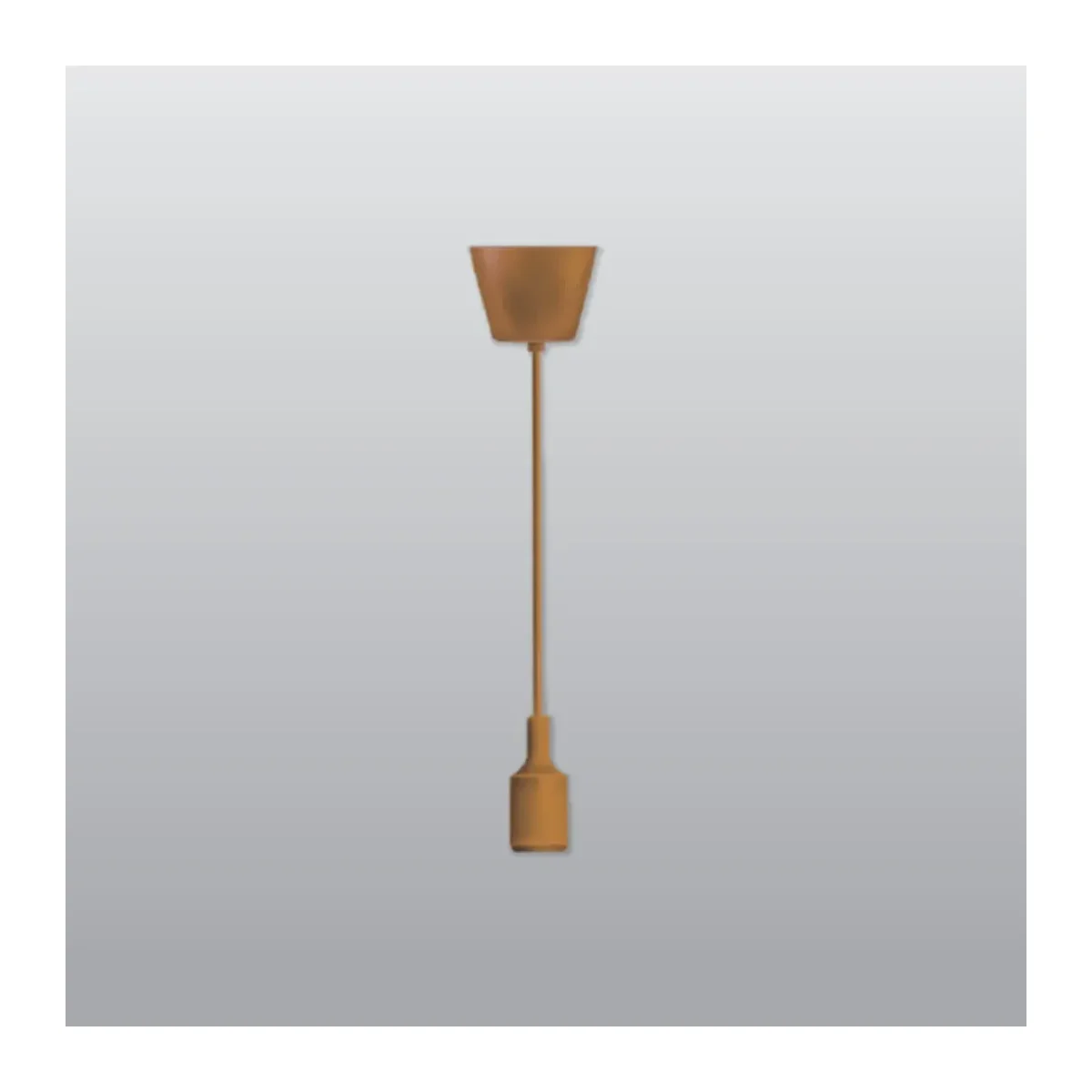 DEKORATİF MODERN SARKIT ASKI APARATI E27 - BROWN RENK - Görsel 2
