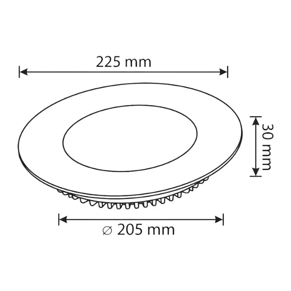 18W LED PANEL 6500K 10 ADET - Görsel 2