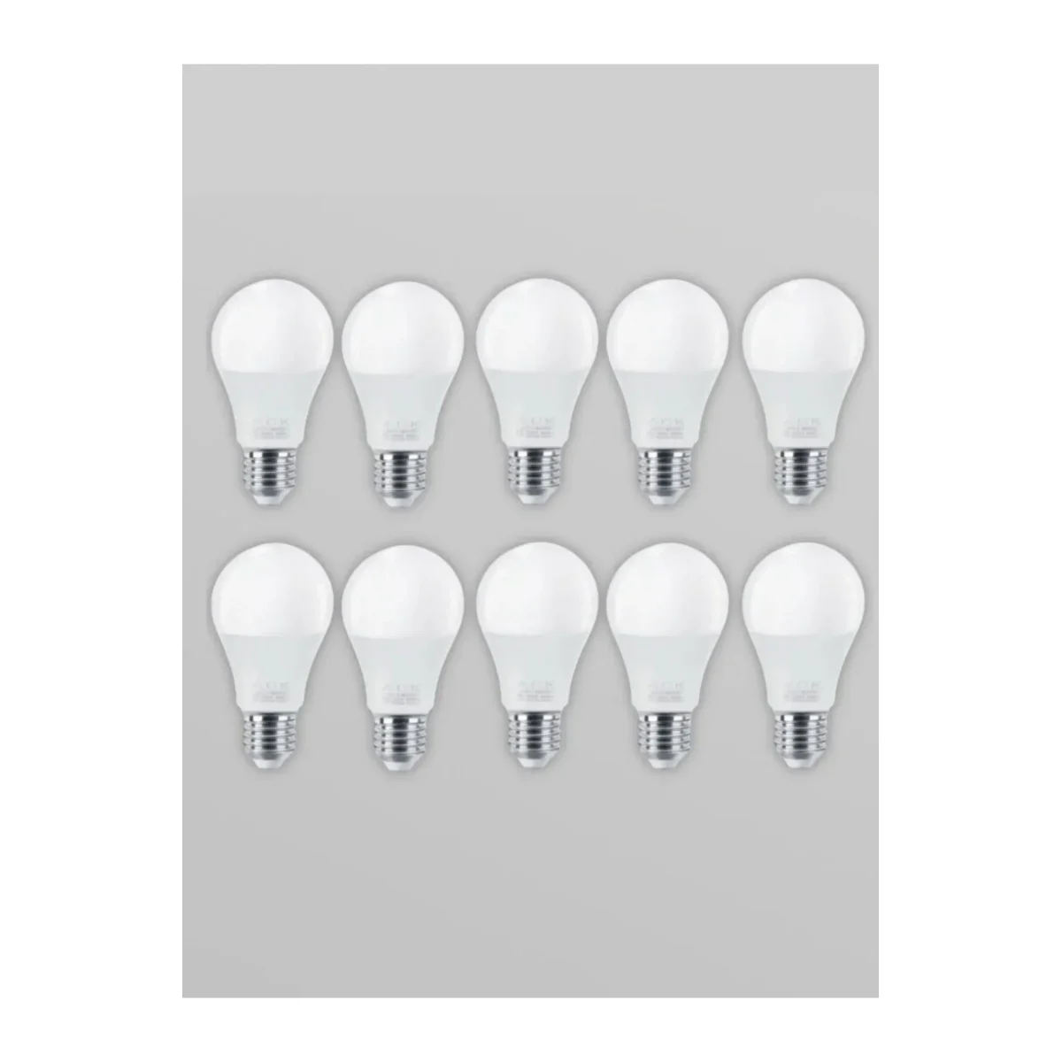 LED Ampul 9W E27 A60 BEYAZ 6500K 10 Adet - Görsel 2