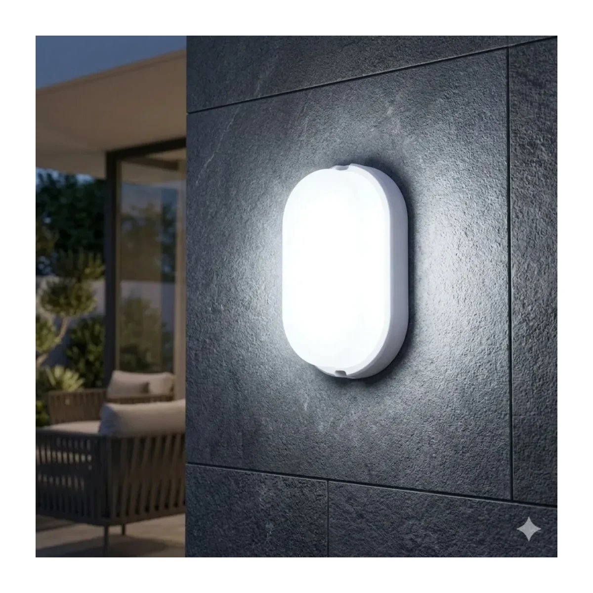 12W BEYAZ IP54 S.Ü LED ARMATÜRÜ - Görsel 2