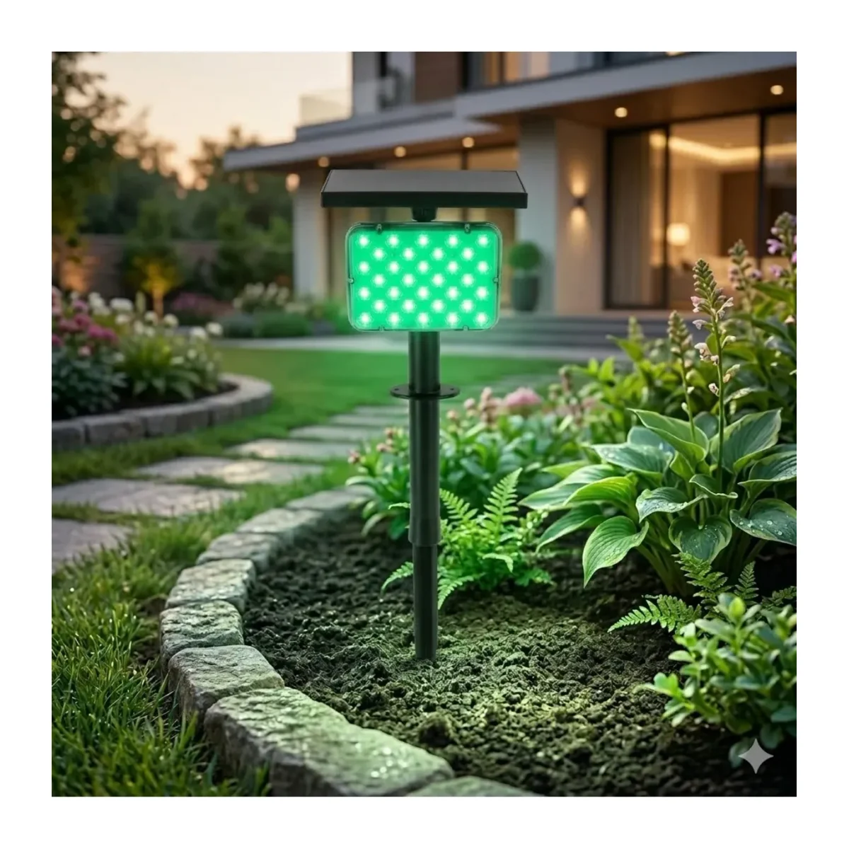 Solar LED Çim Armatürü - Görsel 2