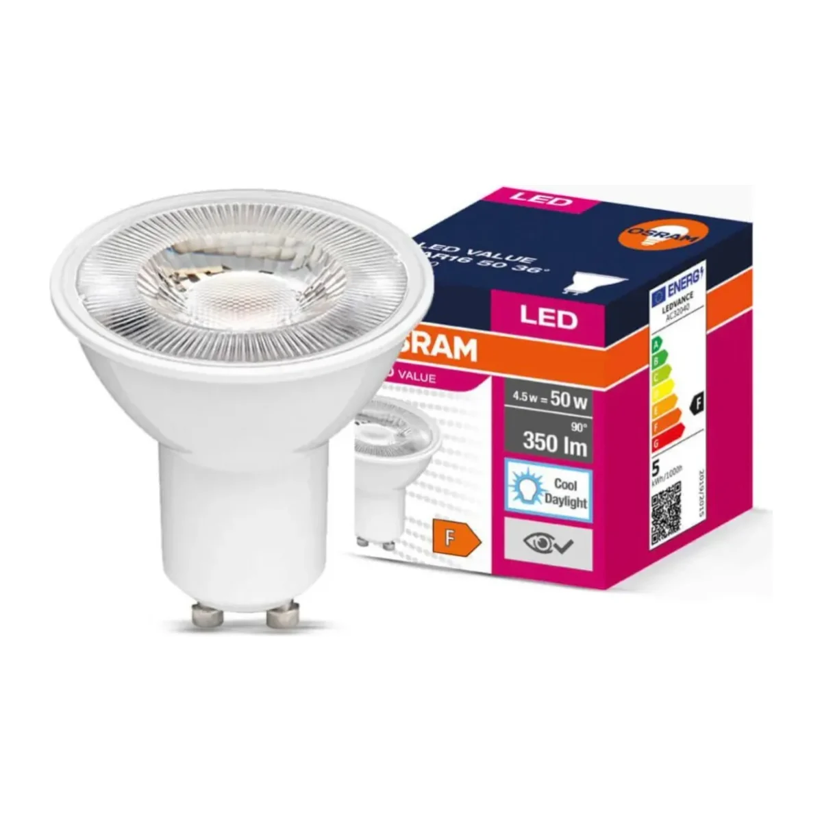 GU10 Led Ampul 4.5W 4000K Sıcak Beyaz (10 Adet) - Görsel 2