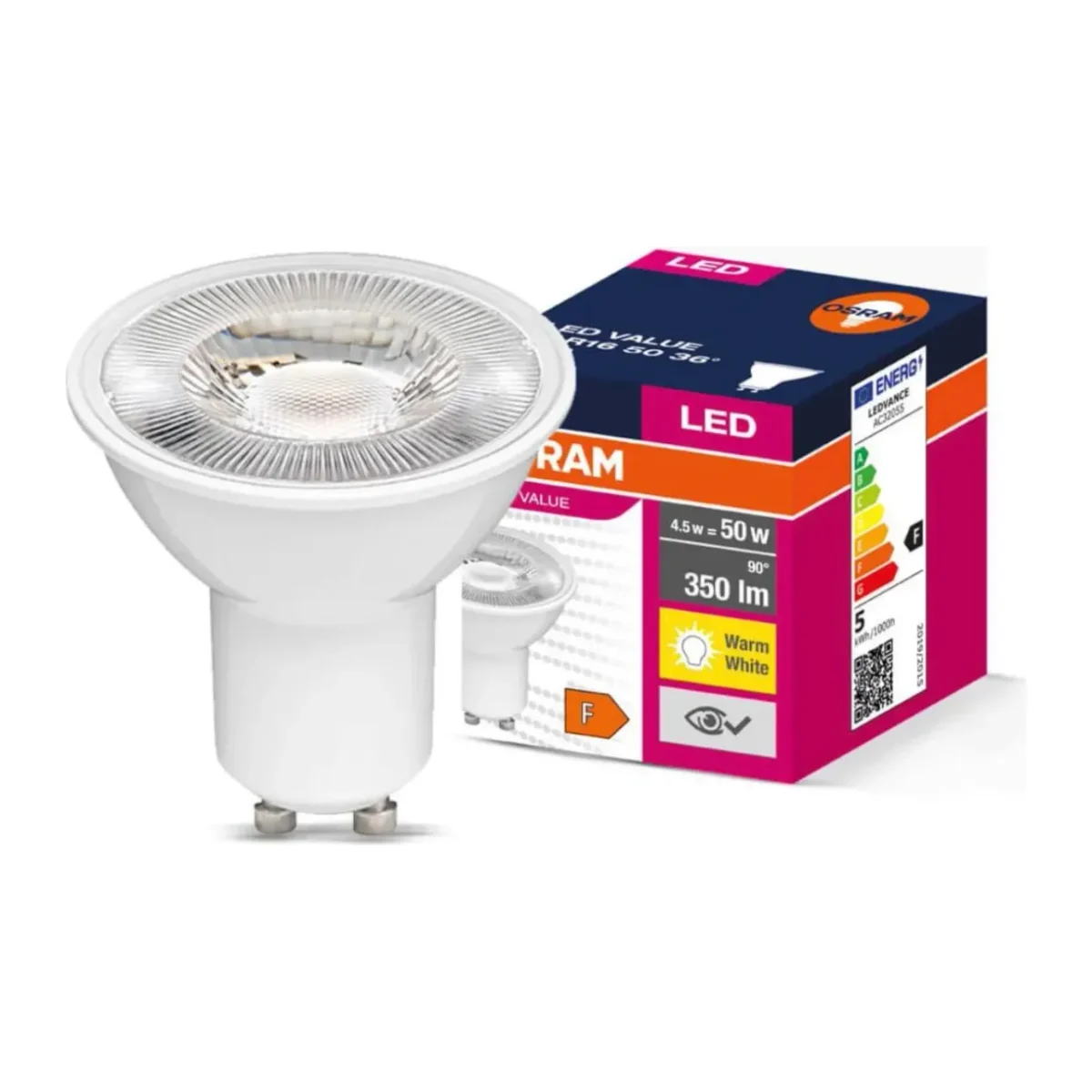 GU10 Led Ampul 4.5W 3000K Gün Işığı (10 Adet) - Görsel 2