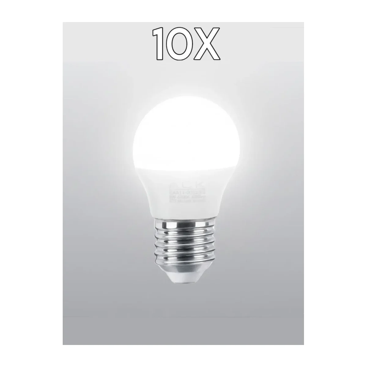 LED Ampul 5W E14 Beyaz 10 Adet - Görsel 2