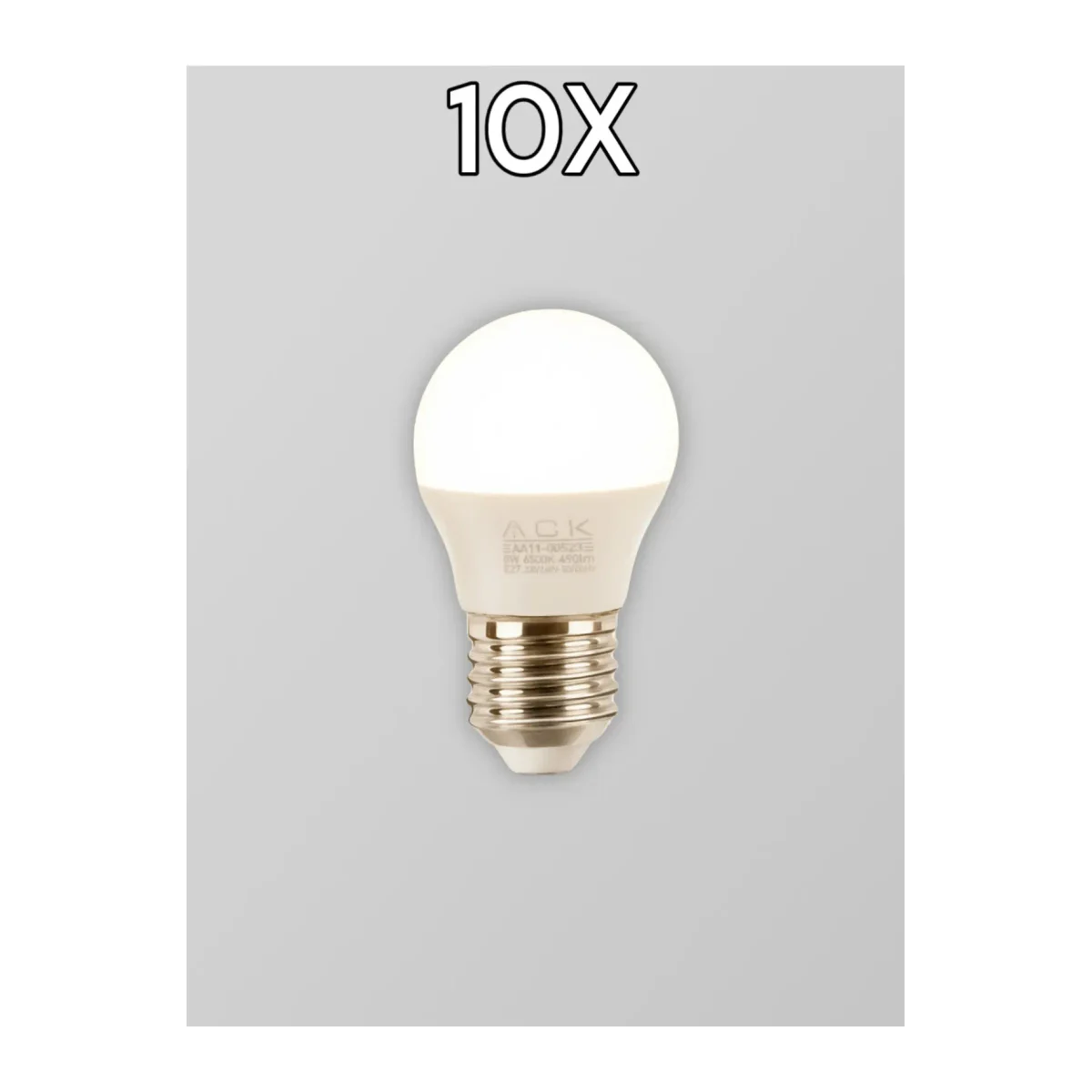 LED Ampul 5W E14 Gün Işığı 10 Adet - Görsel 2