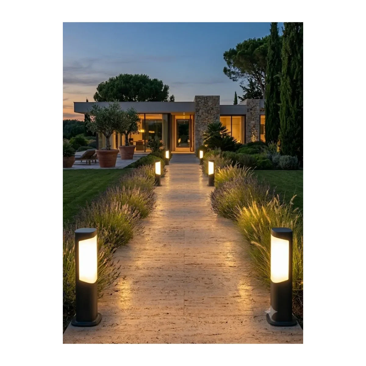 LH-14305 7W LED 3000K BAHÇE ARMATÜRÜ 30CM IP65