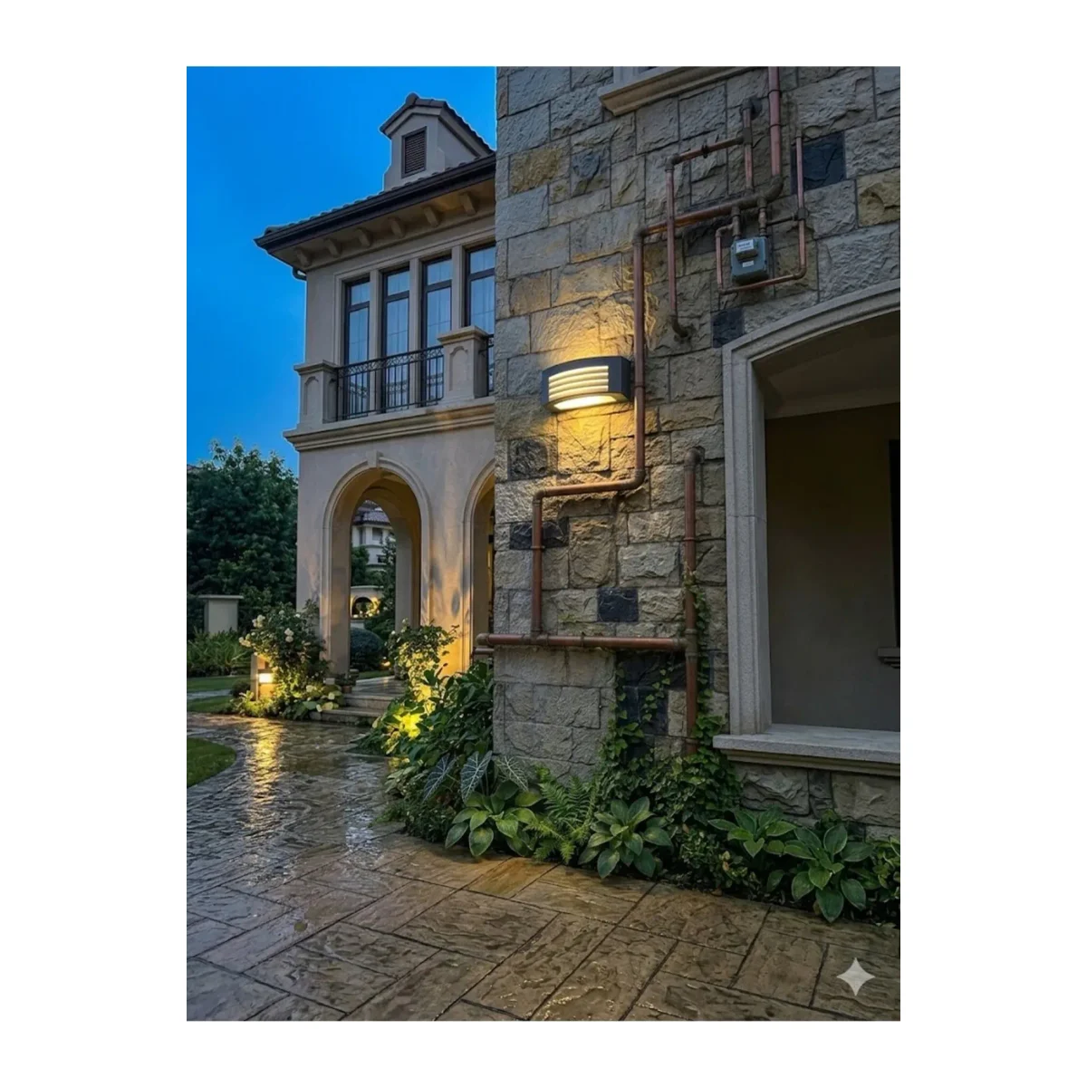 JW962 BAHÇE APLİK ALÜMİNYUM E27 IP54