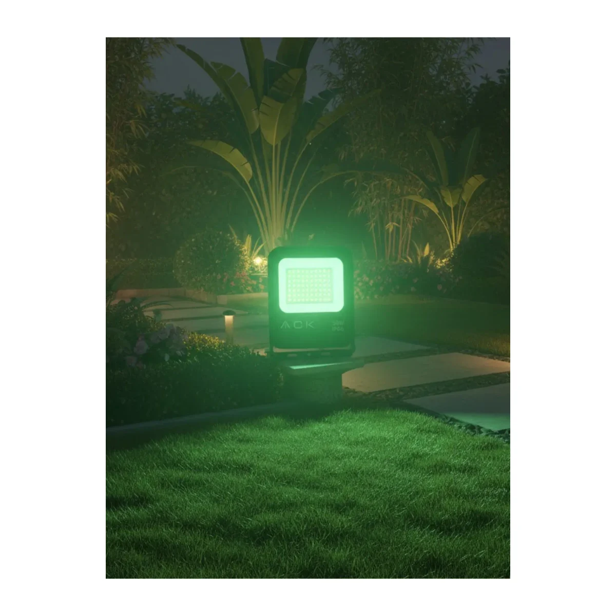 50W LED Projektör Yeşil - Görsel 2