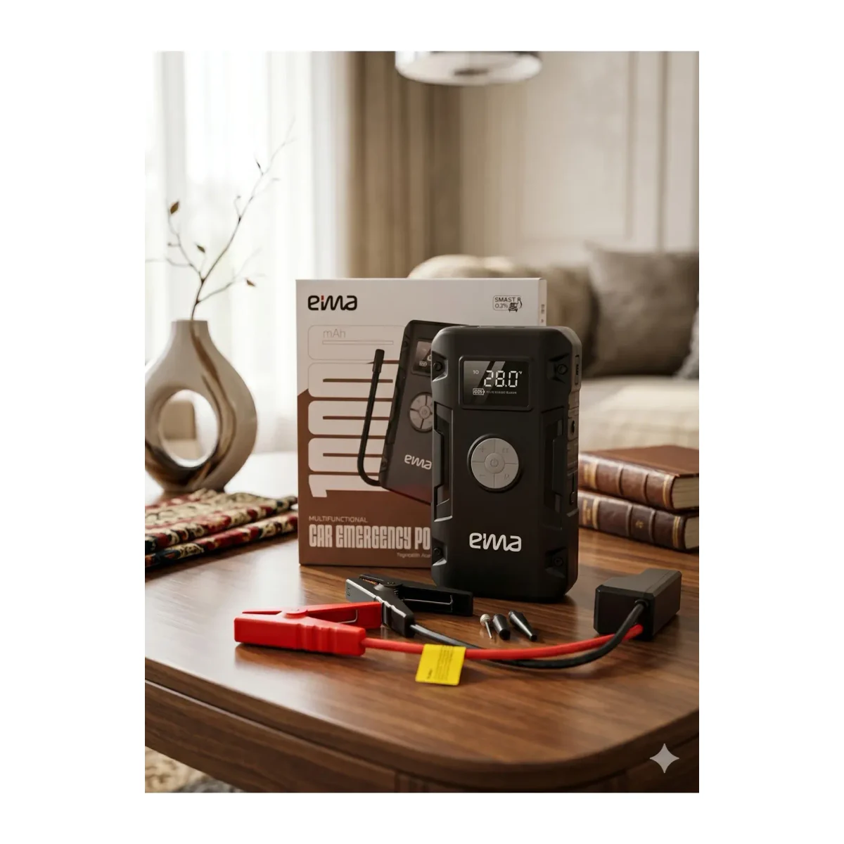 EAP-1 Taşınabilir Acil Durum Güç Kaynağı - Powerbank & Hava Kompresörü & Akü Takviye Seti