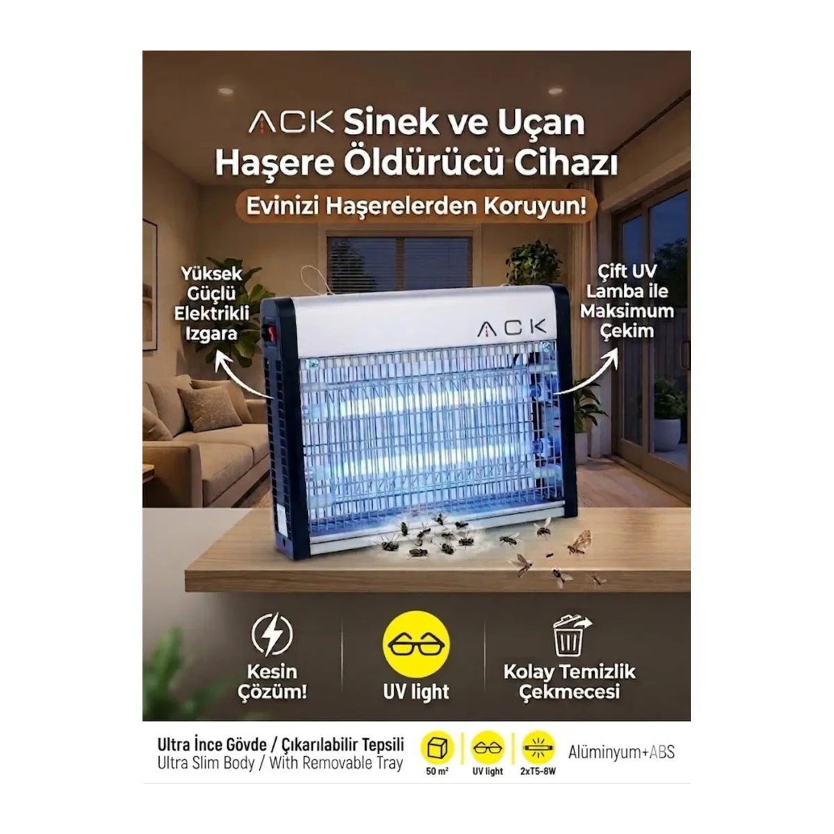 SİNEK CİHAZI HAŞERE ÖLDÜRÜCÜ ELECTRIC INSECT KILLER