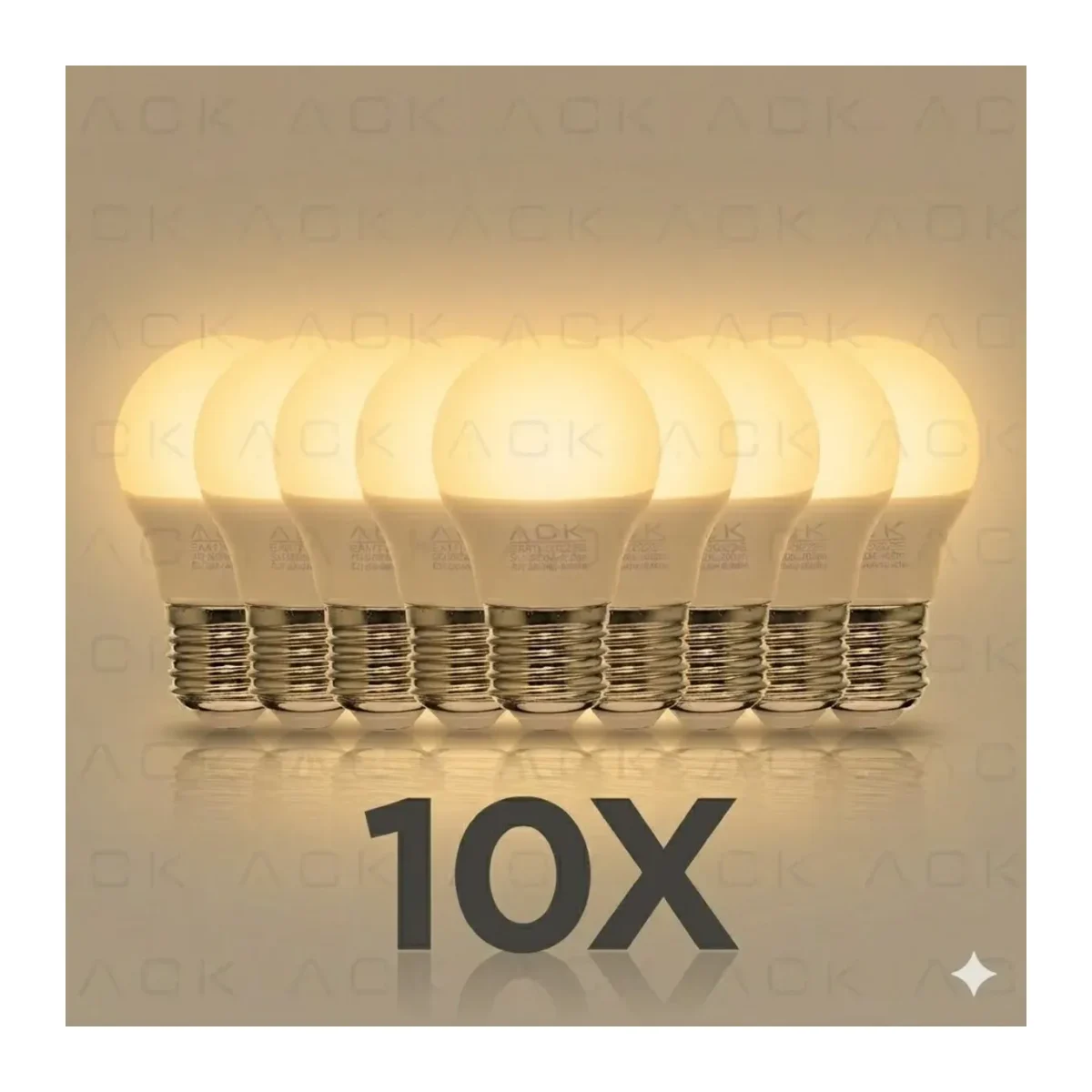 TOP AMPUL 5W 3000K E27 50.000 SAAT KULLANIM ÖMRÜ 10 LU PAKET