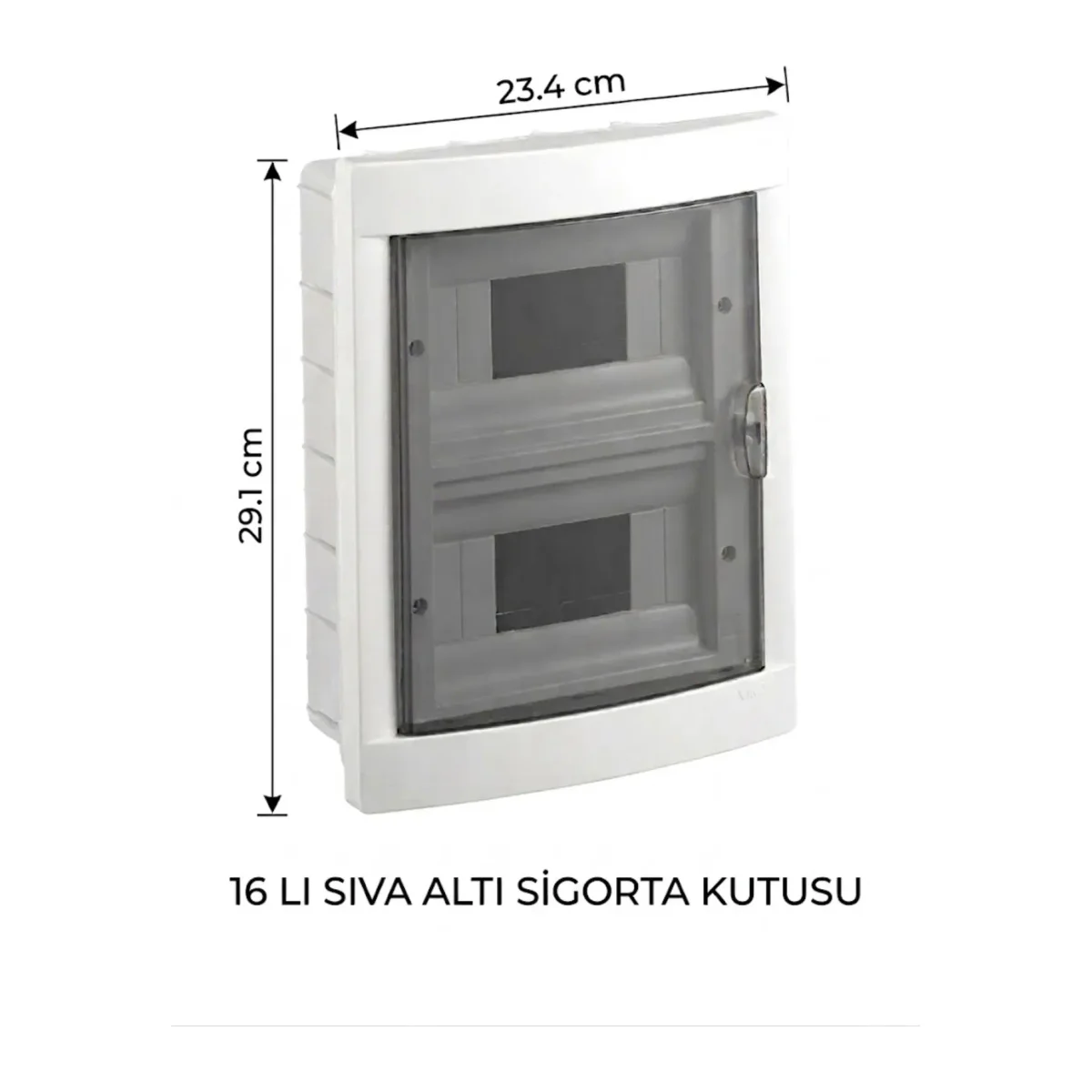 16 Lİ SIVA ALTI SİGORTA KUTUSU HALOJEN FREE