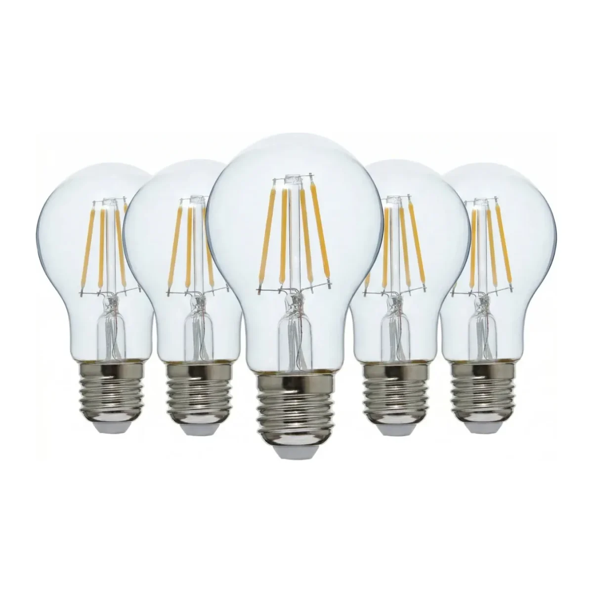 LED Rustik Ampul 6W E27 Beyaz 5 Adet