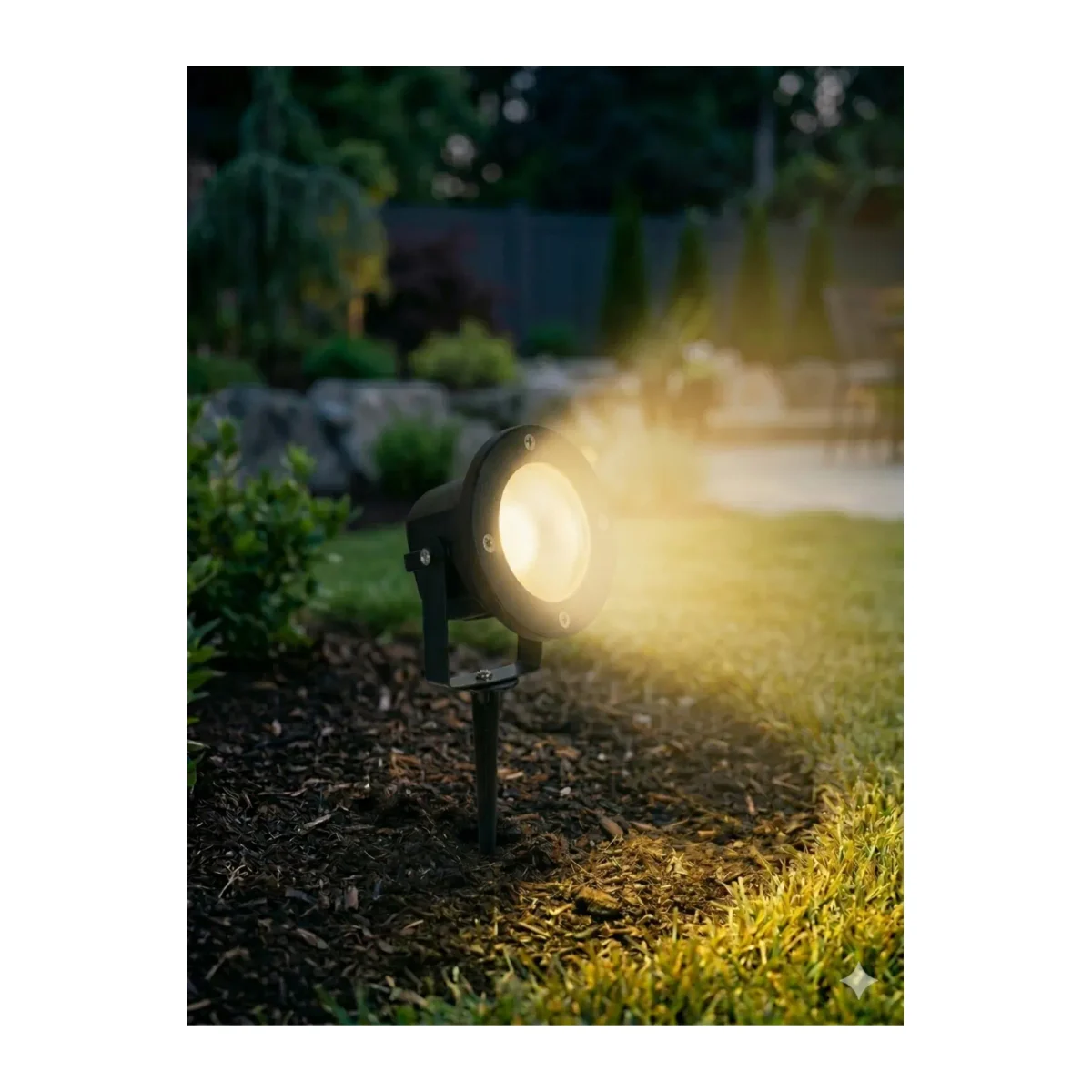 Solar Alüminyum LED Bahçe Armatürü (Kazıklı ve Set Üstü Kullanım) - 3000K Günışığı - Görsel 2