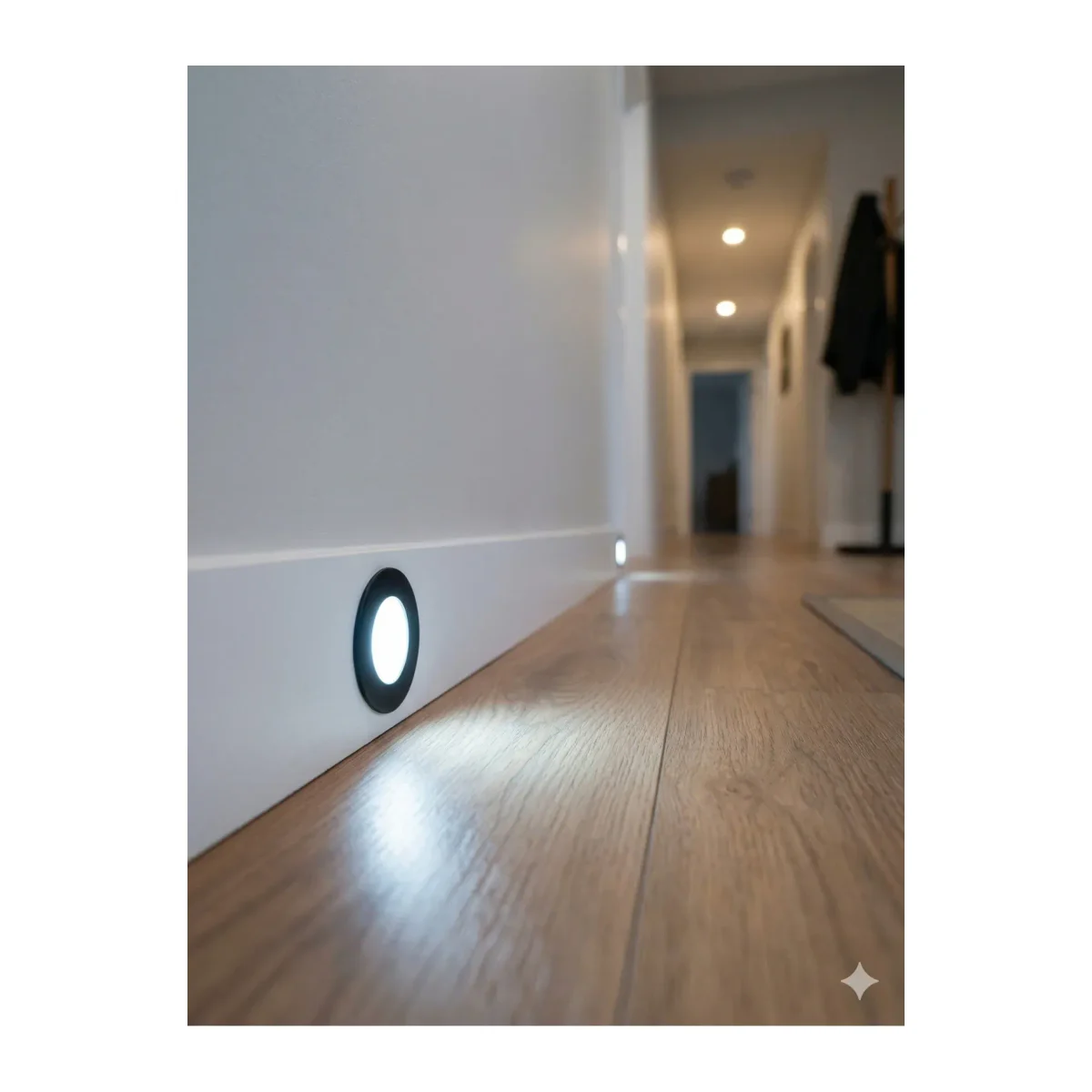 2.5W LED Mobil Spot - Gömme Tavan Spotu Siyah Kasa 6500K