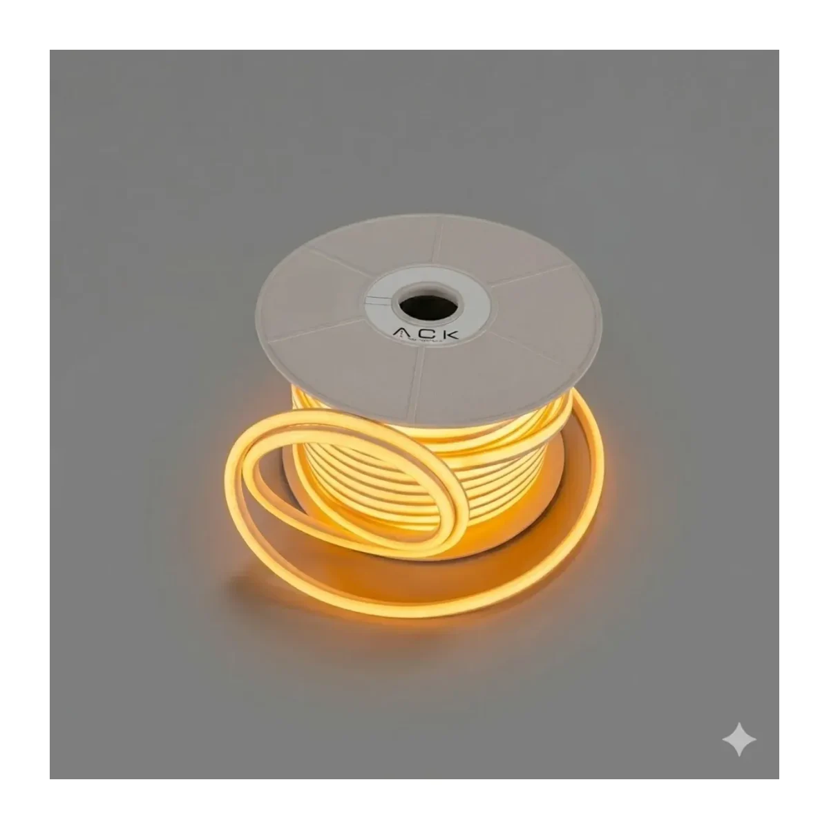 220V IP65 NEON LED AMBER 50 METRE
