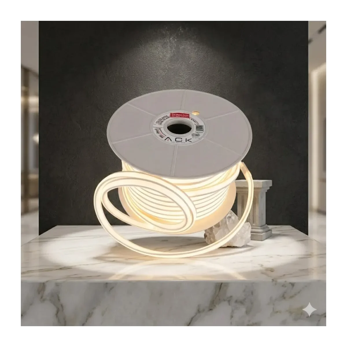 220V IP65 NEON LED GÜNIŞIĞI 3000K 50 METRE