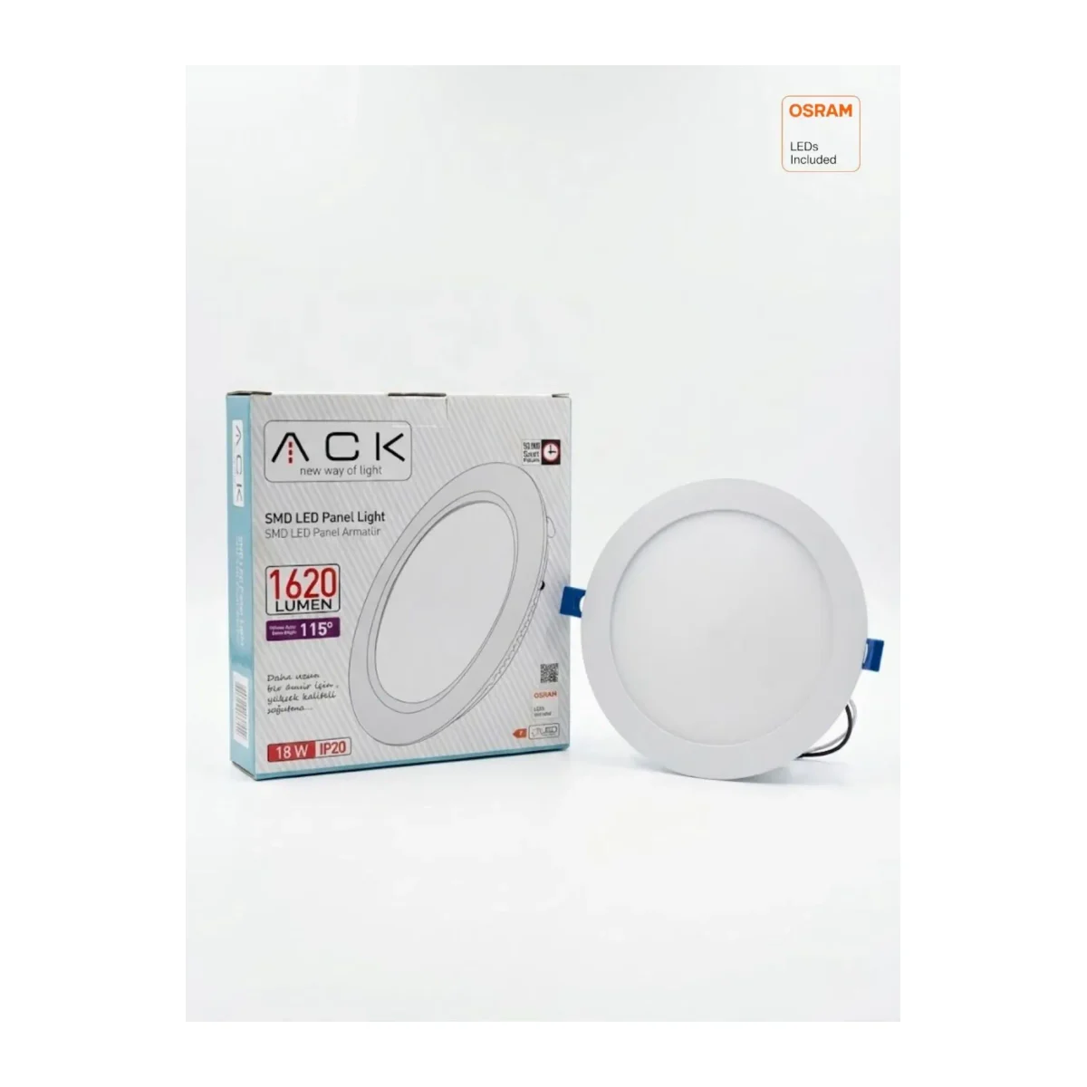 18W LED PANEL 6500K 10 ADET