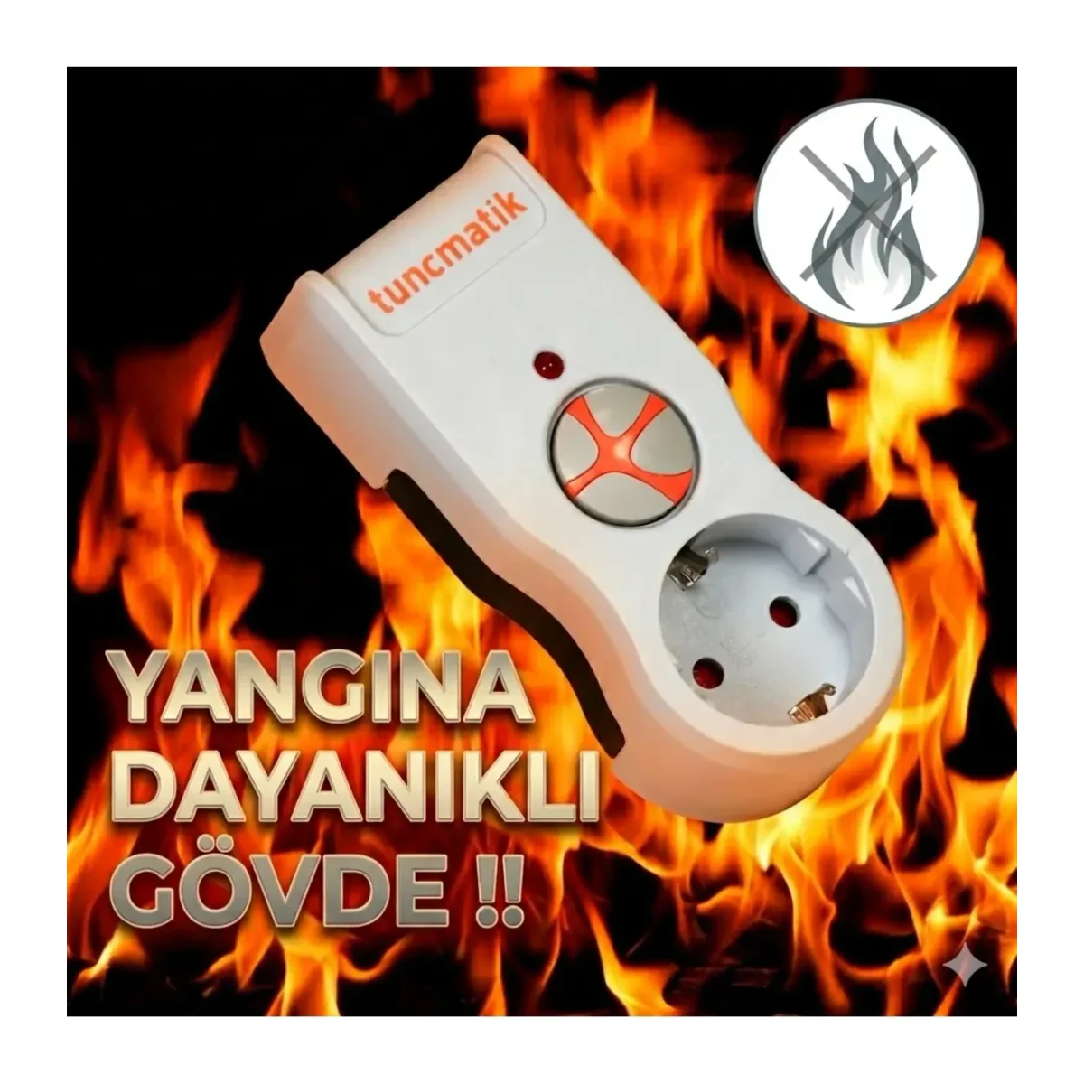 TEKLİ Akım Korumalı Priz 1050 Joule – Çocuk Kilitli & Sigortalı Güvenlik - Görsel 4