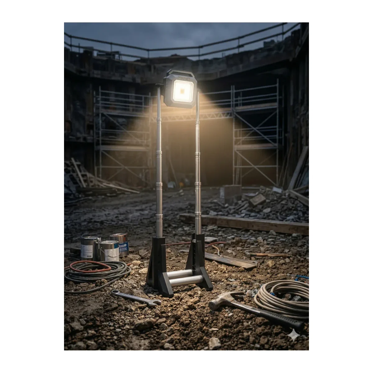 ÇOK FONKSİYONLU ŞARJLI LED PROJEKTÖR