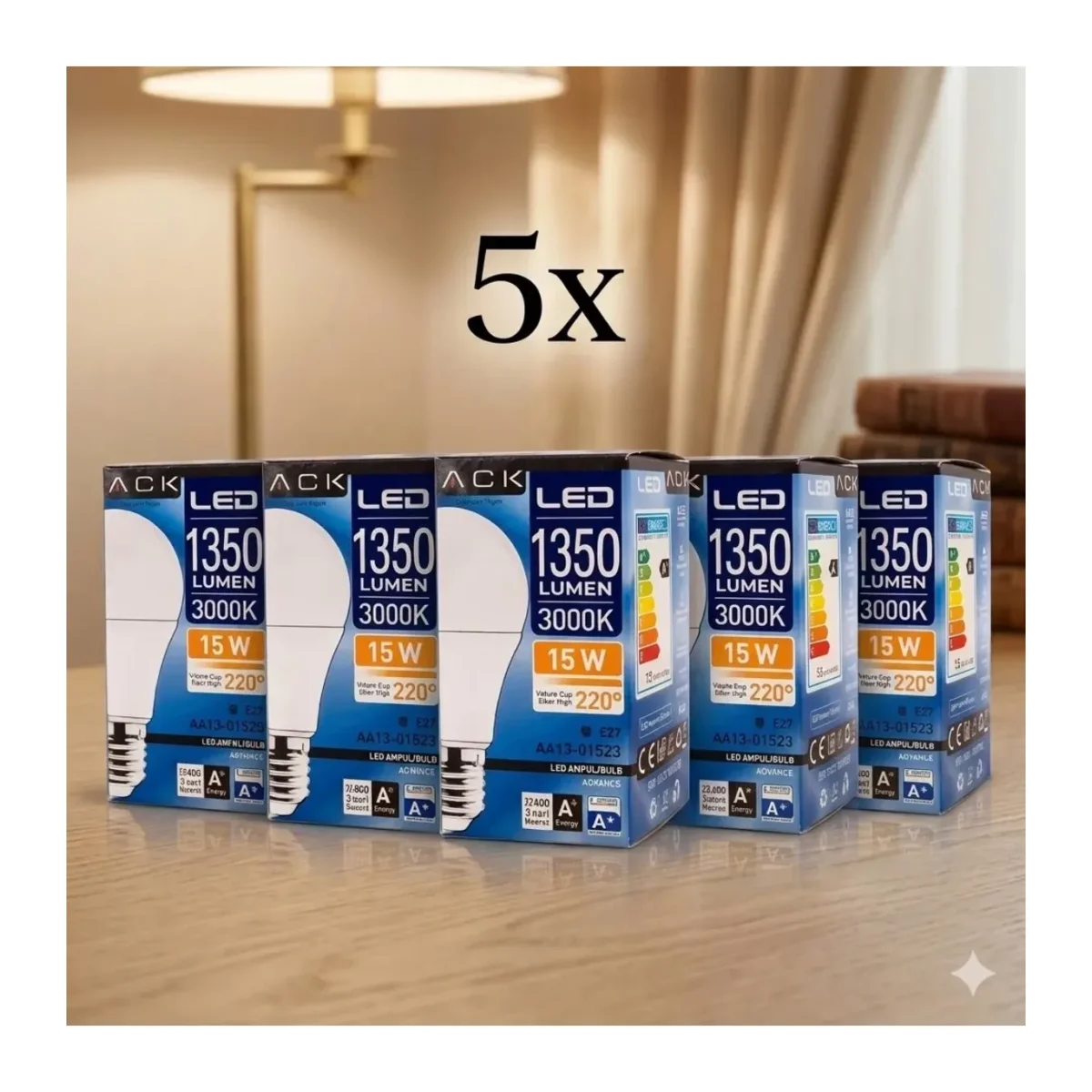 15W AMPUL GÜNIŞIĞI 5 ADET