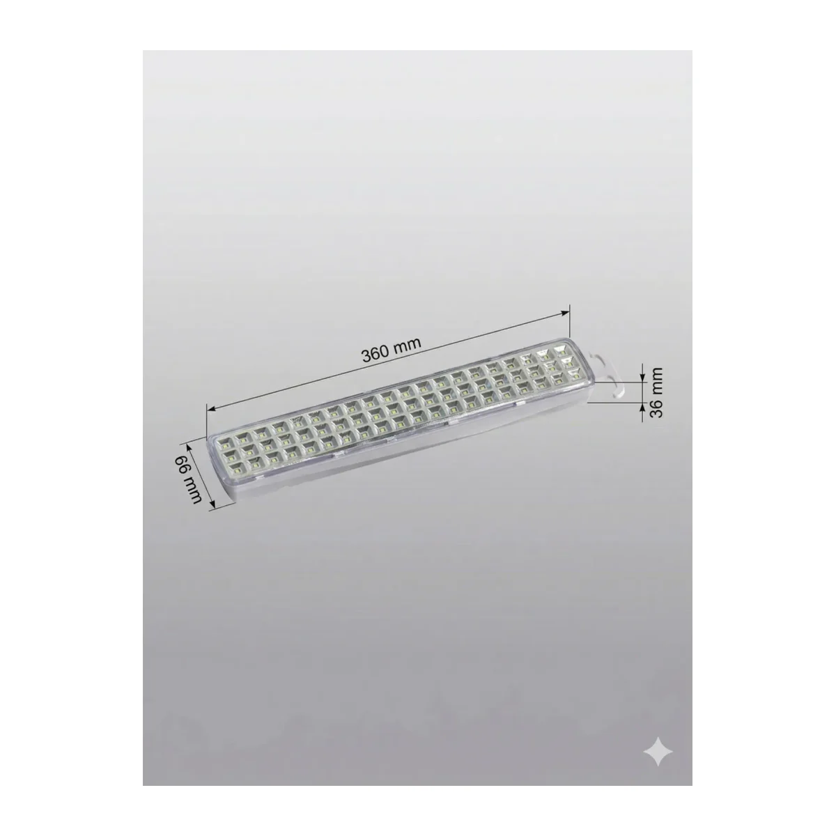 60 LED Işıldak - Şarjlı Acil Durum ve Kamp Aydınlatması - Görsel 3