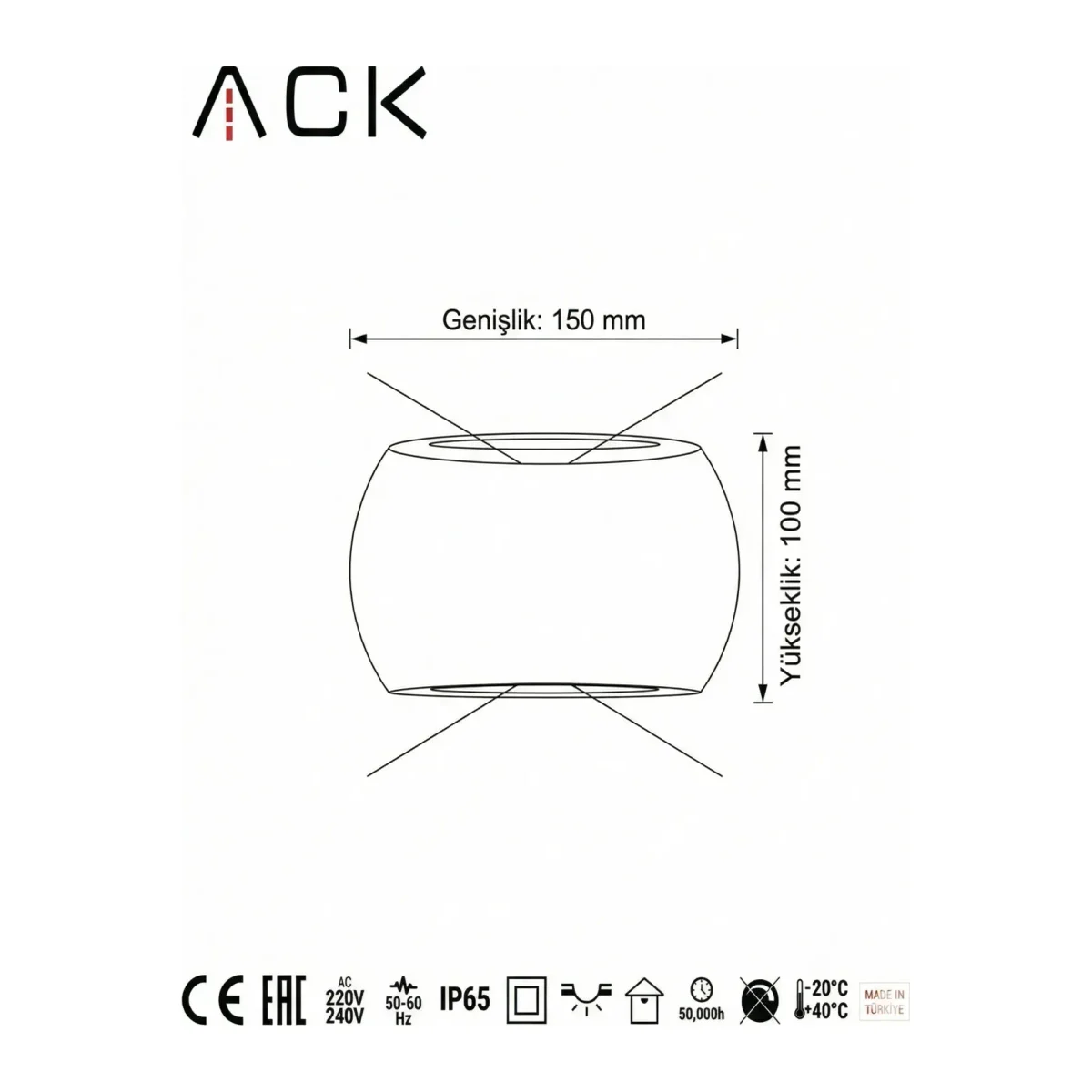 Dekoratif Led Aplik 6W - Görsel 4